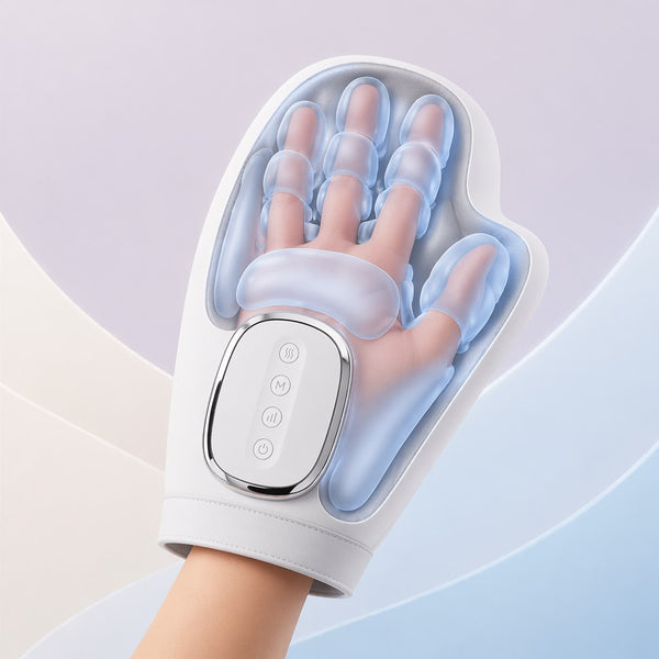 Hand areas relieved by Relvay massager