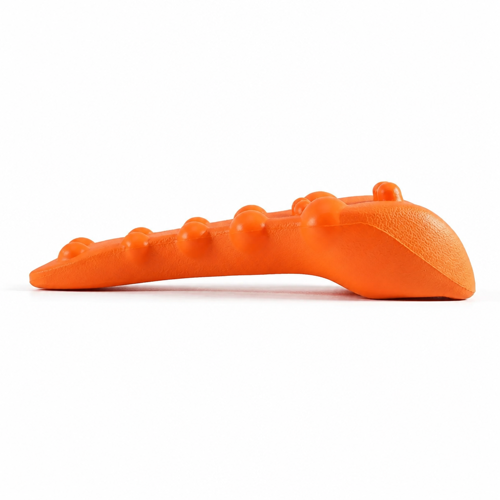 Relvay Neck Release Board — side profile showing the PhysioCurve arc
